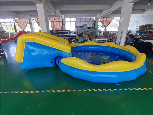 बच्चों के लिए स्लाइड वाटर स्पोर्ट्स स्विमिंग पूल के साथ बेबी पीवीसी इन्फ्लेटेबल वाटर पूल
