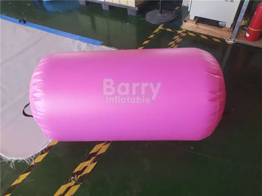 गुलाबी रंग को स्थानांतरित करने के लिए 75 सेमी 90 सेमी व्यास इन्फ्लैटेबल एयर रोलर बैरल आसान है