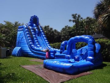 बड़े मनोरंजन पार्क या घटना के लिए बड़े चक्रवात 32 फीट लंबा भारी inflatable पानी स्लाइड
