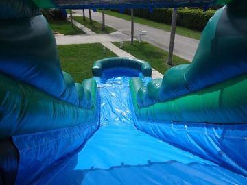 बड़े मनोरंजन पार्क या घटना के लिए बड़े चक्रवात 32 फीट लंबा भारी inflatable पानी स्लाइड