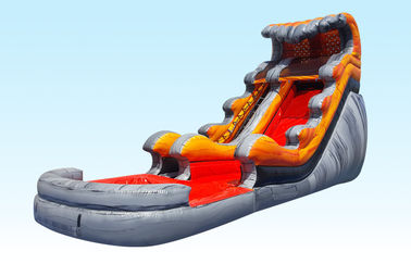 वयस्क और बच्चों, आउटडोर खेलों के लिए लावा टिडल वेव Inflatable जल स्लाइड