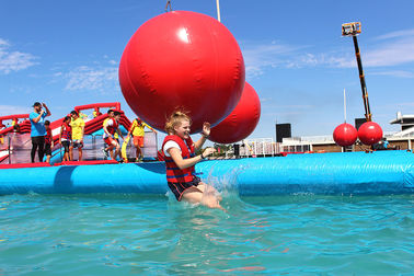 0.55 मिमी पीवीसी Inflatable 5k भागो / वाणिज्यिक Inflatable बाधा कोर्स बिग रेड इवेंट उपकरण