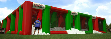 ग्रीष्मकालीन कार्यक्रम सीई अनुमोदन के लिए अनुकूलित बड़े Inflatable 5k रन / Inflatable उछाल वाली बाधा कोर्स