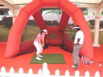 पीवीसी Tarpaulin Inflatable खेल खेल गोल्फ नेट / गोल्फ लक्ष्य / गोल्फ अभ्यास पिंजरे