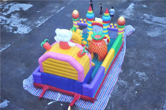 खेल का मैदान खिलौने वाणिज्यिक इन्फ्लेटेबल बाउंसर एयर जंपिंग बाउंसिंग महल किराए के लिए