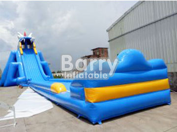 पेशेवर हिप्पो विशालकाय Inflatable पानी स्लाइड पानी पूल के साथ अनुकूलित आकार
