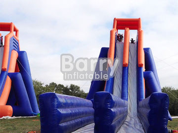 आउटडोर के लिए 0.55 मिमी पीवीसी वाणिज्यिक ग्रेड विशालकाय Inflatable स्लाइड आसान सेटअप