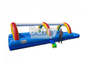 वाणिज्यिक इंद्रधनुष Inflatable पानी स्लाइड Inflatable पर्ची और बच्चों के लिए स्लाइड