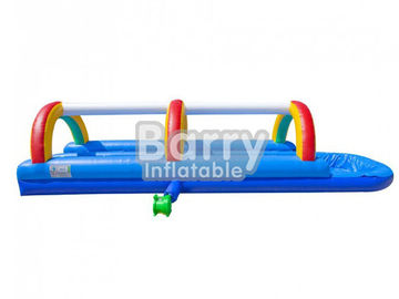 वाणिज्यिक इंद्रधनुष Inflatable पानी स्लाइड Inflatable पर्ची और बच्चों के लिए स्लाइड