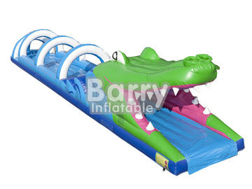 ग्रीष्मकालीन inflatable खेल के लिए टिकाऊ प्लेटो पीवीसी Tarpaulin Inflatable पानी स्लाइड