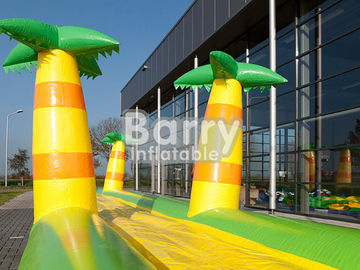 वाणिज्यिक घटना के लिए पीवीसी Inflatable बेली स्लाइड जंगल Inflatable पर्ची एन स्लाइड