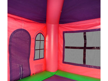 पार्टी घटना के लिए सीई वाणिज्यिक छोटे / मिनी गुलाबी Inflatable बाउंसर रेंटल