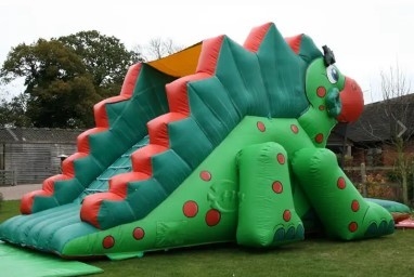 कस्टम आकार Inflatable पानी स्लाइड डायनासोर उछाल घर बच्चों के लिए