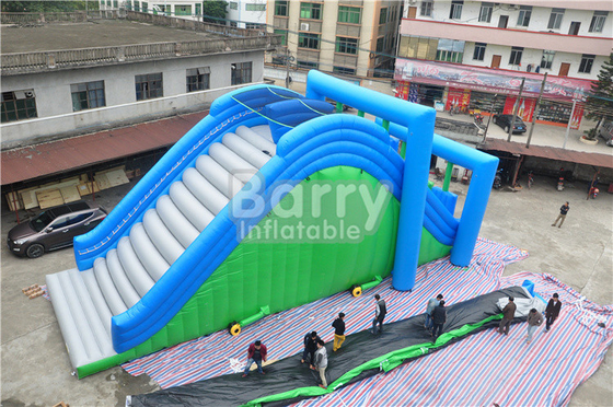 पागल 0.55 पीवीसी ग्रीन Inflatable 5K रन रेस वयस्कों के लिए कॉम्बो जंपर किराए पर