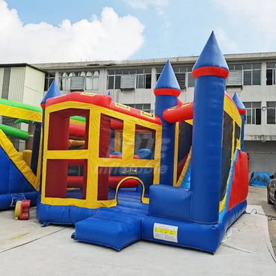 वाणिज्यिक ग्रेड Inflatable Castle बच्चों का उछाल घर Phthalate मुक्त
