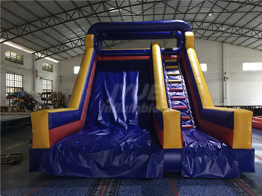 वाणिज्यिक टारपॉलिन inflatable पानी स्लाइड्स परिवार के लिए ब्लास्ट अप ब्लू स्लाइड्स