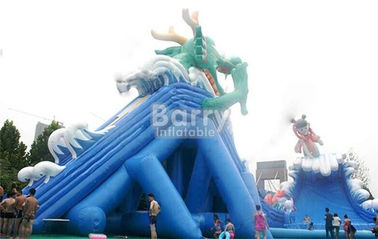 पीवीसी वयस्क ड्रैगन जायंट Inflatable स्लाइड ऊपर पर्ची और स्लाइड ऊपर अनुकूलित करें