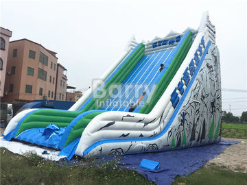 क्लिफ फ्री पतन बच्चों कस्टम जायंट Inflatable स्लाइड टिकाऊ पीवीसी Tarpaulin सामग्री