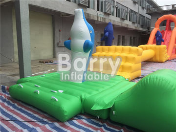 एयर ब्लोअर / मरम्मत सामग्री के साथ विशाल 22 * ​​25 मीटर वयस्क अद्भुत inflatable जल पार्क