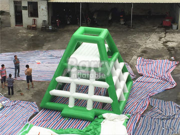 4.8 मीटर उच्च inflatable जल खिलौने पानी स्लाइड के साथ inflatable पानी कूदते टॉवर