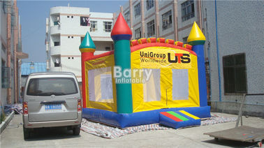 जन्मदिन की पार्टी Inflatable बाउंसर वाणिज्यिक बाउंस हाउस 0.55 मिमी पीवीसी Tarpaulin