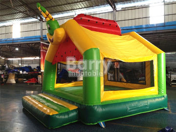 टिकाऊ कैटरपिलर कैसल बच्चों के पिछवाड़े / खेल के मैदान के लिए Inflatable बाउंसर