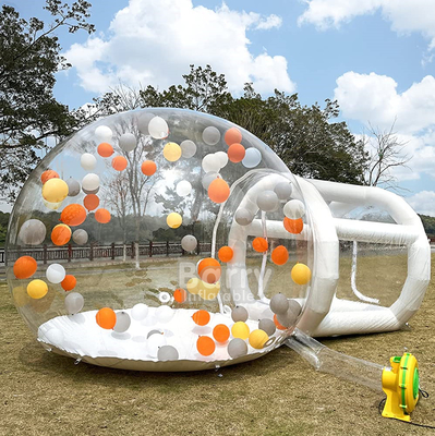 गर्म गुब्बारा ग्लैम्पिंग टेंट पोर्टेबल स्पष्ट inflatable बुलबुला टेंट 7 कार्य दिवस उत्पादन समय