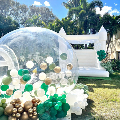 अपने कार्यक्रम को एयर टाइप inflatable पार्टी टेंट बुलबुला गुब्बारा घर और मुद्रण के साथ बाहर खड़े करें