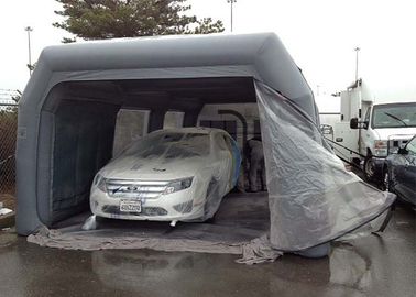 मोटर वाहन मिनी आउटडोर मोबाइल पोर्टेबल कार Inflatable स्प्रे पेंट बूथ सफेद रंग