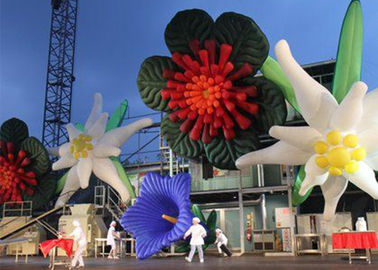 पीवीसी Tarpaulin सामग्री के साथ शादी सजावट के लिए 8 मीटर सजावटी Inflatable फूल