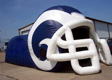 घटना / विज्ञापन के लिए बैंगनी Inflatable खेल खेल फुटबॉल सुरंग