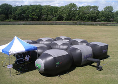 इंडोर या आउटडोर के लिए पीवीसी सामग्री मोबाइल लेजर टैग Inflatable लेजर भूलभुलैया