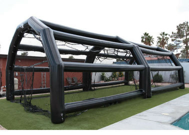 टिकाऊ पीवीसी आउटडोर Inflatable तम्बू / बेसबॉल Inflatable बल्लेबाजी पिंजरे