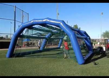 खेल ग्रेड के लिए वाणिज्यिक ग्रेड Inflatable बेसबॉल बल्लेबाजी पिंजरे