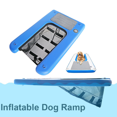 कुत्ते को पानी से बाहर निकलने में मदद करें DWF पीवीसी टारपौलीन कुत्ते सीढ़ी कुत्ते के लिए पानी का रैंप inflatable के लिए पालतू जानवरों के लिए तैराकी