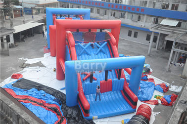 विशाल 5k रन क्रैश कोर्स Inflatable बाधा कोर्स / चुनौती रेस / वयस्कों के लिए मज़ा रन खेल