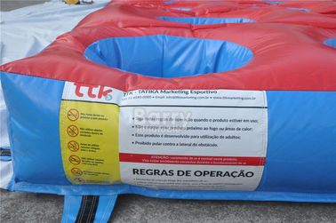 Inflatable बाधा दौड़, Inflatables 5k बाधा गद्दे रन आकार 20x10x1.2M