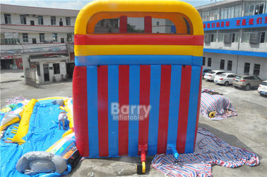 एएलआई वाणिज्यिक Inflatable स्लाइड, बच्चों की पार्टी के लिए डबल लेन घटना inflatable शुष्क स्लाइड
