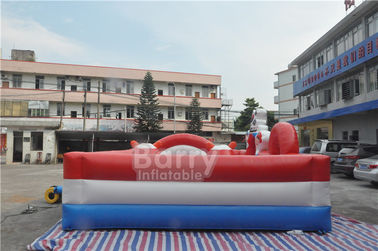 कस्टम Inflatable Toddler खेल का मैदान, विशेष Inflatable मज़ा शहर मुक्केबाजी बुल थीम