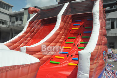 आकर्षक वाणिज्यिक Inflatable कॉम्बो समुद्री डाकू जहाज, बाउंसी कैसल स्लाइड बाधा कोर्स के साथ स्लाइड