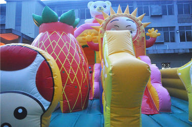 विशालकाय Inflatable Toddler खेल का मैदान जयकार मनोरंजन पशु थीम सीई प्रमाणित