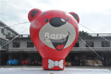 विज्ञापन 8.5m ऊंचाई के लिए ऑक्सफोर्ड रेड बीयर Inflatable ग्राउंड गुब्बारा