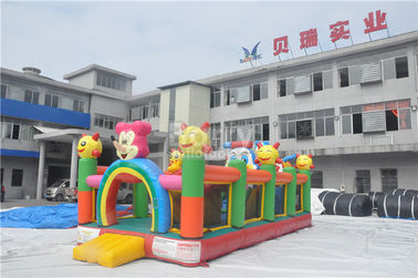प्लेटो पीवीसी Tarpaulin Inflatable Toddler खेल का मैदान / Inflatable मज़ा शहर