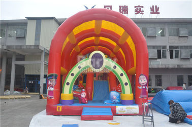 कवर के साथ इंडोर / आउटडोर किड्स Inflatable खेल का मैदान उपकरण