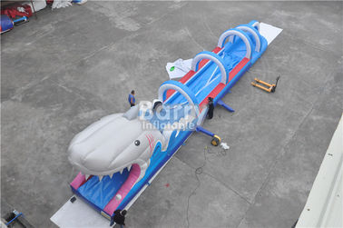 बच्चों के लिए 0.55 मिमी पीवीसी Tarpaulin Inflatable पानी स्लाइड, कस्टम तीव्र Inflatable पर्ची एन स्लाइड