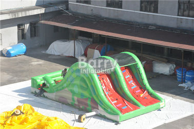 पीछे की ओर सीढ़ी के साथ बच्चों के खिलौने Inflatable सांप स्लाइड संवर्धन