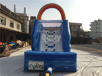 बच्चों के लिए योग्य इंद्रधनुष Inflatable जल स्लाइड, विशालकाय Inflatable खेल का मैदान