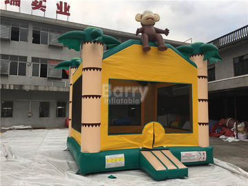 एयर बंदर Inflatable बाउंसर, पाम ट्री Samll Inflatable बाउंस कैसल छोटे बच्चों के लिए