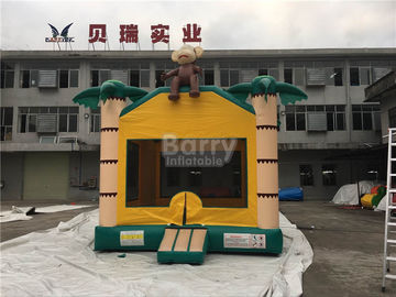 एयर बंदर Inflatable बाउंसर, पाम ट्री Samll Inflatable बाउंस कैसल छोटे बच्चों के लिए