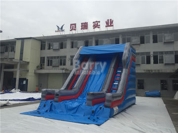 आउटडोर 7 * 5 मीटर के लिए भूमि पर छोटे एकल लेन वाणिज्यिक Inflatable स्लाइड